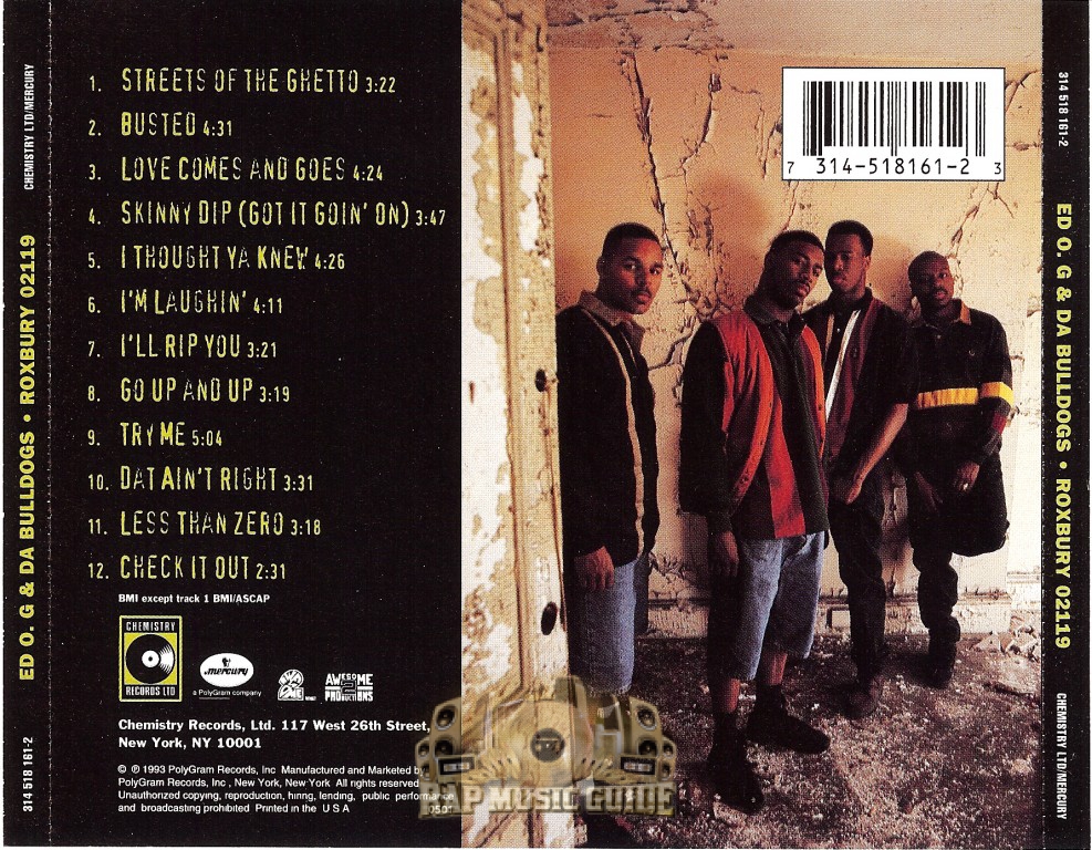 Ed O.G. & Da Bulldogs - Roxbury 02119: CD | Rap Music Guide